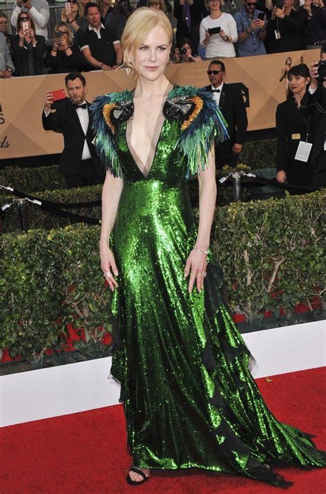 nicole kidman gucci green dress|nicole kidman clothing.